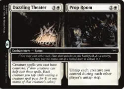 MTG Dazzling Theater // Prop Room Normal NM Duskmourn: House of Horror Magic 3 - Image 1