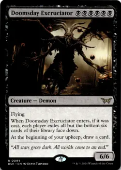 MTG Doomsday Excruciator Normal NM Duskmourn: House of Horror Magic 94 - Image 1