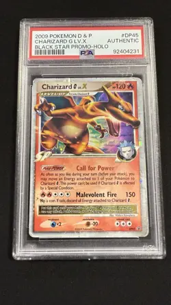 Charizard G LV.X DP45 | PSA Authentic | Diamond and Pearl Holo | Pokemon Promo - Image 1