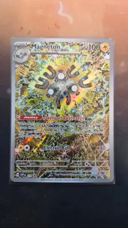2024 Pokemon MAGNETON #159 Black Star Promo Surging Sparks ETB Holo English - Image 1