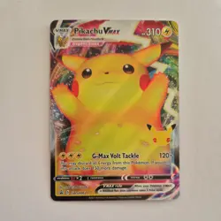 Pokemon Pikachu TCG VMAX SWSH062 Celebrations Full Art Black Star Promo NM/M - Image 1