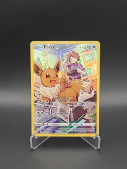 Pokemon Eevee TG11/TG30 Ultra Rare Brilliant Stars Trainer Gallery Pokemon TCG - Image 1