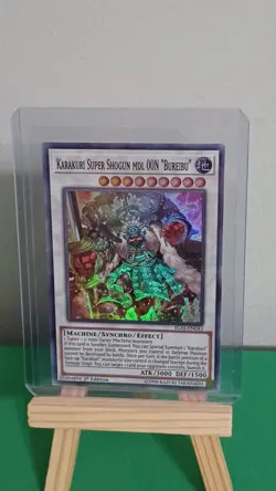 Yugioh Karakuri Super Shogun Mdl OON Bureibu IGAS-EN043 Super Rare 1st Edition - Image 5