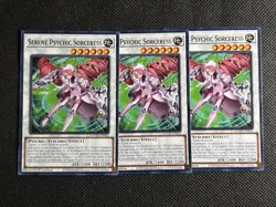 3x YuGiOh! - Serene Psychic Sorceress DOOD-EN042 Common 1st Edition Near Mint - Image 1
