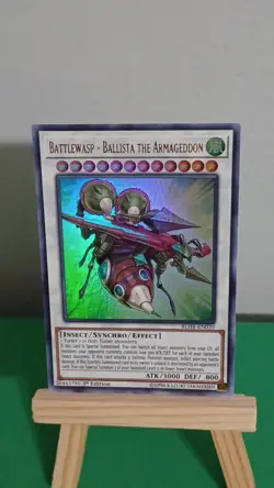 Yugioh Battlewasp - Ballista The Armageddon BLHR-EN039 Ultra Rare Hero's Revenge - Image 1