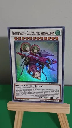 Yugioh Battlewasp - Ballista The Armageddon BLHR-EN039 Ultra Rare Hero's Revenge - Image 2