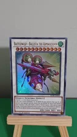 Yugioh Battlewasp - Ballista The Armageddon BLHR-EN039 Ultra Rare Hero's Revenge - Image 3