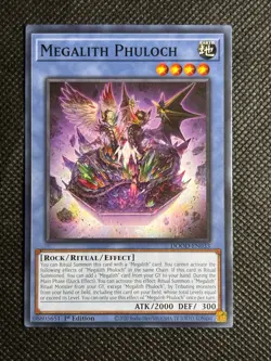 3x YuGiOh! - Megalith Phuloch DOOD-EN033 Common 1st Edition Near Mint - Image 2
