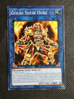 3x YuGiOh! - Gouki Sheik Ogre DOOD-EN050 Common 1st Edition Near Mint - Image 2