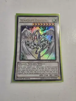 YUGIOH Stardust Dragon LC5D-EN031 Ultra Rare 1st Edition LP - Image 1