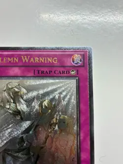 USA Seller Yugioh Solemn Warning DREV-EN077 Ultimate Rare 1st Editon NM - Image 5