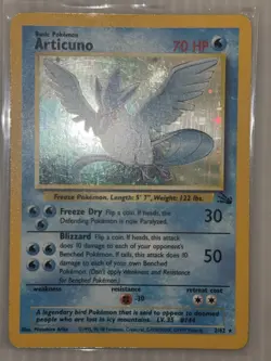 Pokemon TCG Articuno Fossil Holo Unlimited Rare Card 2/62 - Image 4