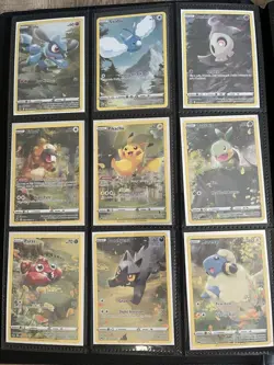 Galarian Gallery 9 Card Set - Pikachu GG30 GG26-GG34 Pokemon TCG Crown Zenith NM - Image 1