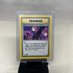 Team Rocket's Evil Deeds 103/105 Neo Destiny Regular Pokemon Card - Image 1