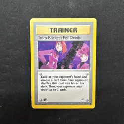 Team Rocket's Evil Deeds 103/105 Neo Destiny Regular Pokemon Card - Image 3