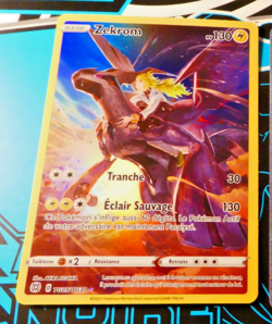 Pokemon Francais Card Holo Carte Zekrom TG05/TG30 EB09 FR Mint 2022 - Image 1