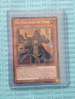 MZTM-EN001 The Man with the Mark Collectors Rare Yu-Gi-Oh Card 1st Edition NMint - Image 1