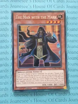 MZTM-EN001 The Man with the Mark Collectors Rare Yu-Gi-Oh Card 1st Edition NMint - Image 2