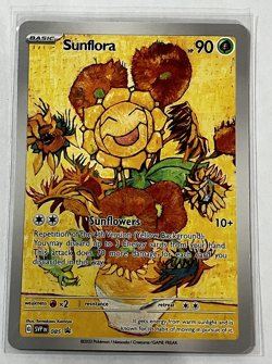 Sunflora Flower Pokemon x Van Gogh Black Star Promo ACG Art Card - NM - Image 4