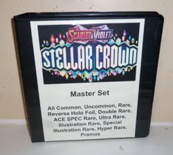 Pokemon TCG Stellar Crown Complete Master Set with Promo Cards 316 cards - Image 1