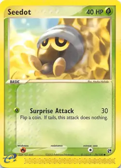 SEEDOT 76/100 - NON-HOLO - COMMON - EX Sandstorm - E-Reader Pokemon Card - NM - Image 1