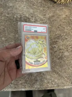 Ninetales #38 2000 Topps Chrome Pokemon T.V. Card PSA 9 Mint - Image 2