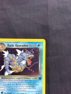 Pokemon Cards: Team Rocket 1st Edition Rare Holo: Dark Gyarados 8/82 - Image 4