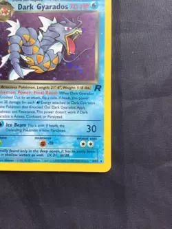 Pokemon Cards: Team Rocket 1st Edition Rare Holo: Dark Gyarados 8/82 - Image 5