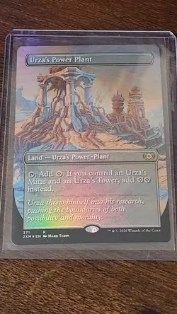 MTG English Near Mint Card FOIL BORDERLESS URZA'S POWER PLANT frm Double Masters - Image 1