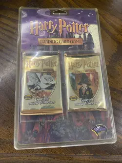HARRY POTTER Trading Card Game TCG 2 WOTC Booster Packs NEW SEALED 2001 - Image 1