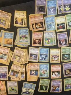 100+ Pokemon Bulk /102 Card Vintage Lot Rare Shadowless Squirtle Charmander ++ - Image 4