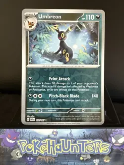 Pokemon Card Umbreon 130/197 Obsidian Flames Reverse Holo Near Mint - Image 1