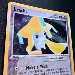 Jirachi 8/101 EX Hidden Legends Rare Holo Pokemon Card Mint - Image 2