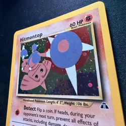 Hitmontop 3/75 Neo Discovery Rare Holo Pokemon Card Mint - Image 3