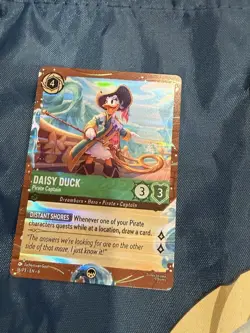 Disney Lorcana Cruise Set Of 3 Rare Promo Cards DCL Treasure w/bag Mickey Donald - Image 2