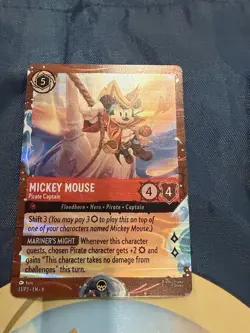 Disney Lorcana Cruise Set Of 3 Rare Promo Cards DCL Treasure w/bag Mickey Donald - Image 3