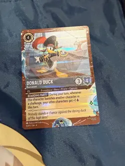 Disney Lorcana Cruise Set Of 3 Rare Promo Cards DCL Treasure w/bag Mickey Donald - Image 4