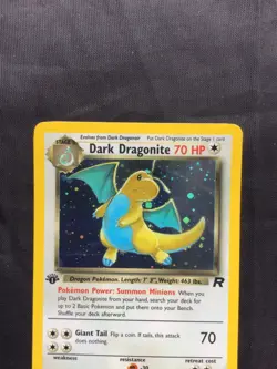 Pokemon Cards: Team Rocket 1st Edition Rare Holo: Dark Dragonite 5/82 - Image 2