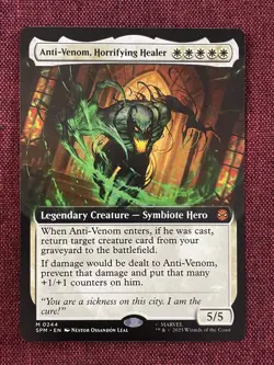 Anti-Venom, Horrifying Healer #244 EXTENDED NM/M MTG Spiderman Magic Card - Image 1