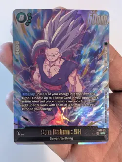 SON GOHAN FB07-121 SCR Dragon Ball Super Card Game Wish For Shenron NM - Image 1
