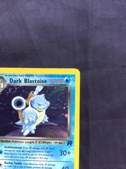 Pokemon Cards: Team Rocket 1st Edition Rare Holo: Dark Blastoise 3/82 - Image 4