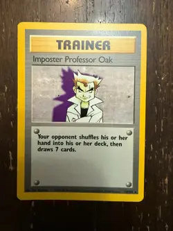 1999 Imposter Professor Oak Base Set Unlimited Rare Card 73/102 LP - Image 1