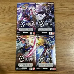 4xNewtype Rising Gundam Card Game Blister Pack Boosters - Image 1