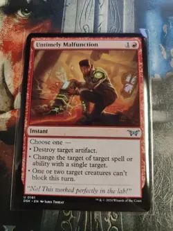 Untimely Malfunction Duskmourn: House of Horror Regular - Image 1