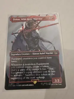 Firion, Wild Rose Warrior (Borderless) (Surge Foil) Final Fantasy MTG Englisch - Image 1