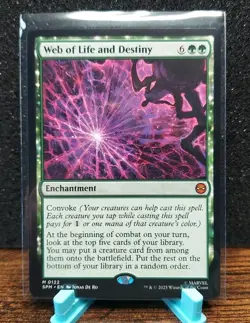 Web of Life and Destiny M0122 Regular Marvel's Spider-Man Magic the Gathering - Image 1