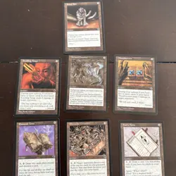 MTG - 7 Tempest Rares - All NM/EX - Jinxed, Tongs, Tome, Thumbscrews - 3$ Ship - Image 1