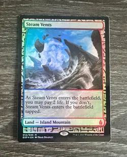 MTG Zendikar Expeditions Steam Vents - LP - Image 1