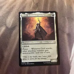 MTG / Cecil, Dark Knight / Nm & Never Played - Image 2