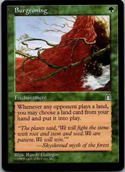 1998 Magic the Gathering Y Burgeoning Expansion/Rare #102 - Image 1